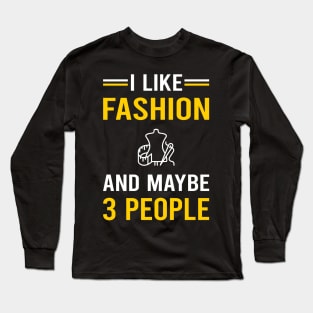 3 People Fashion Long Sleeve T-Shirt